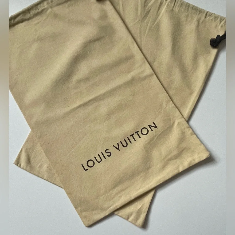 Authentic Louis Vuitton Drawstring Dust Bag - Set of 2